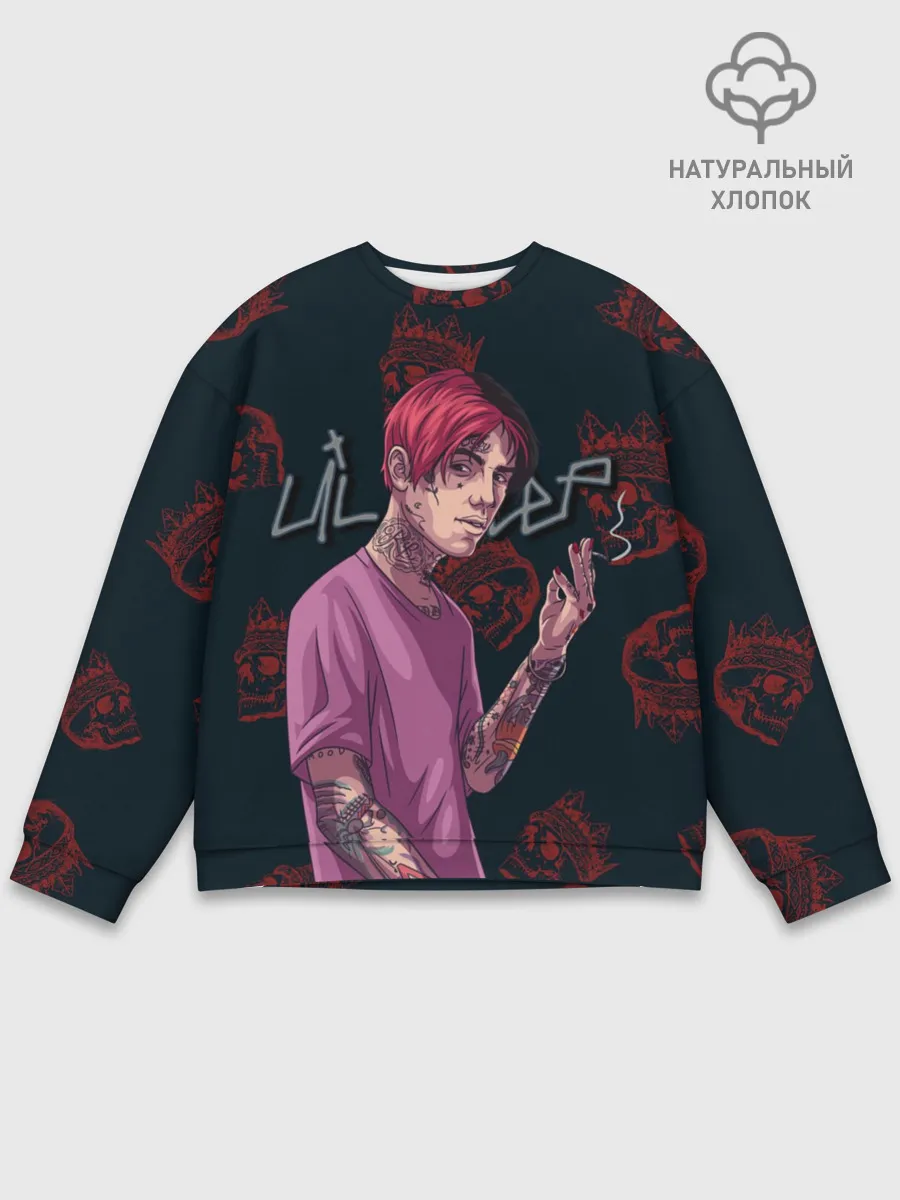 Мужской свитшот базовый / Лил Пип