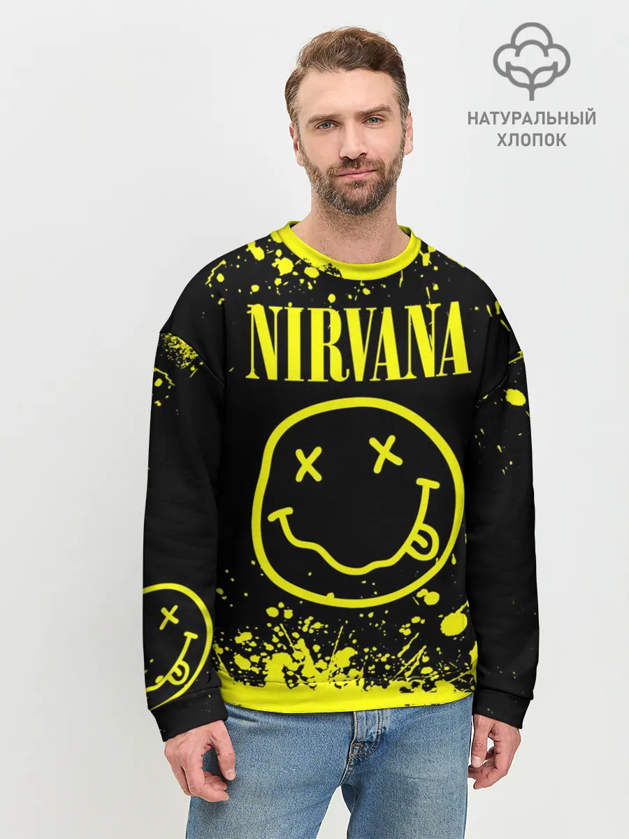 Мужской свитшот базовый / Nirvana