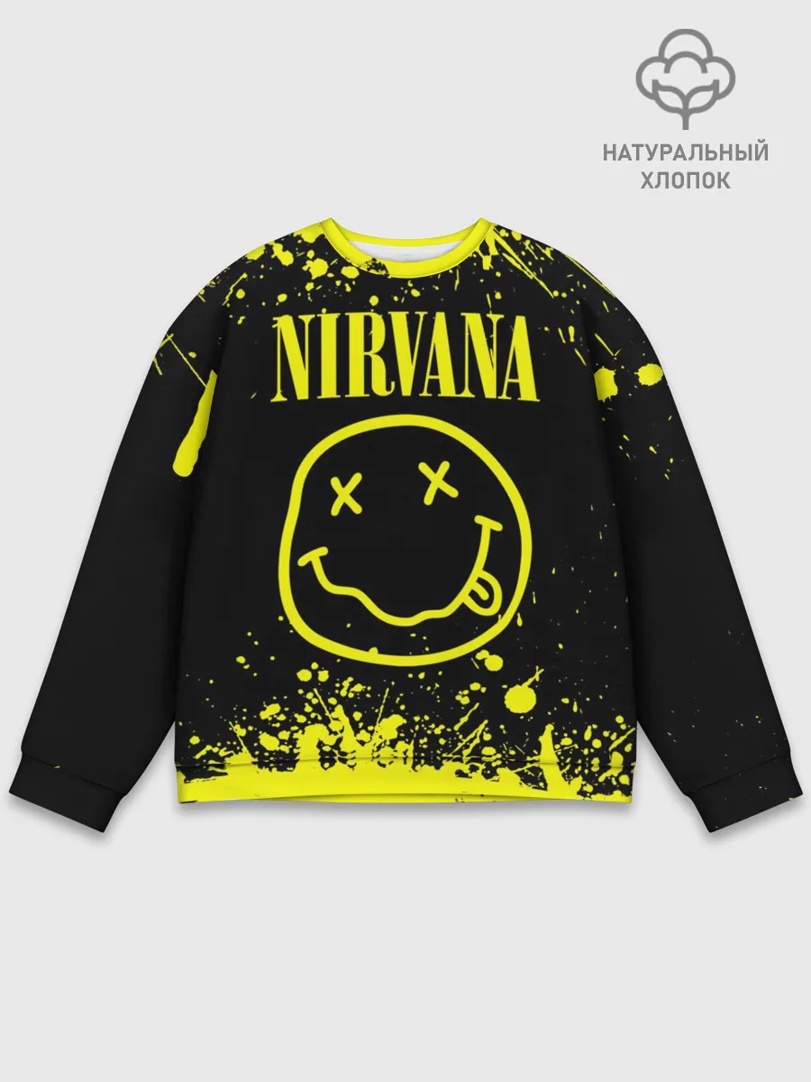 Мужской свитшот базовый / Nirvana