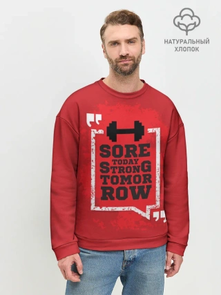 Мужской свитшот базовый / Strong tomorrow