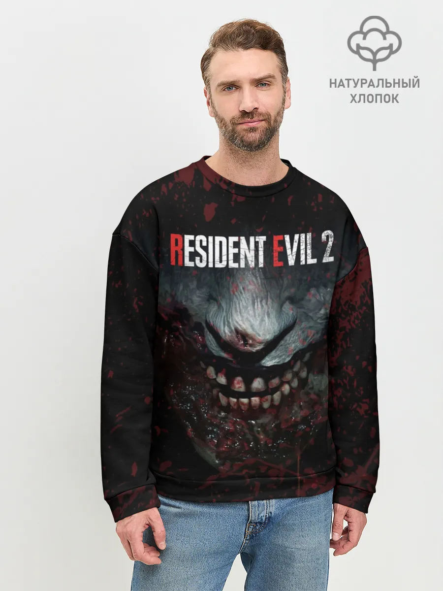 Мужской свитшот базовый / Resident Evil 2 Remake