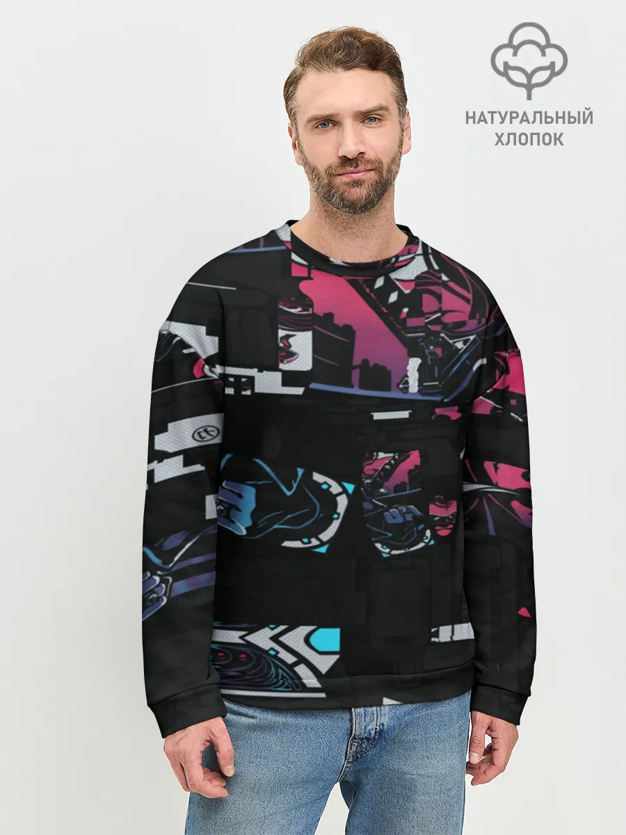 Мужской свитшот базовый / Неонуар | CS:GO