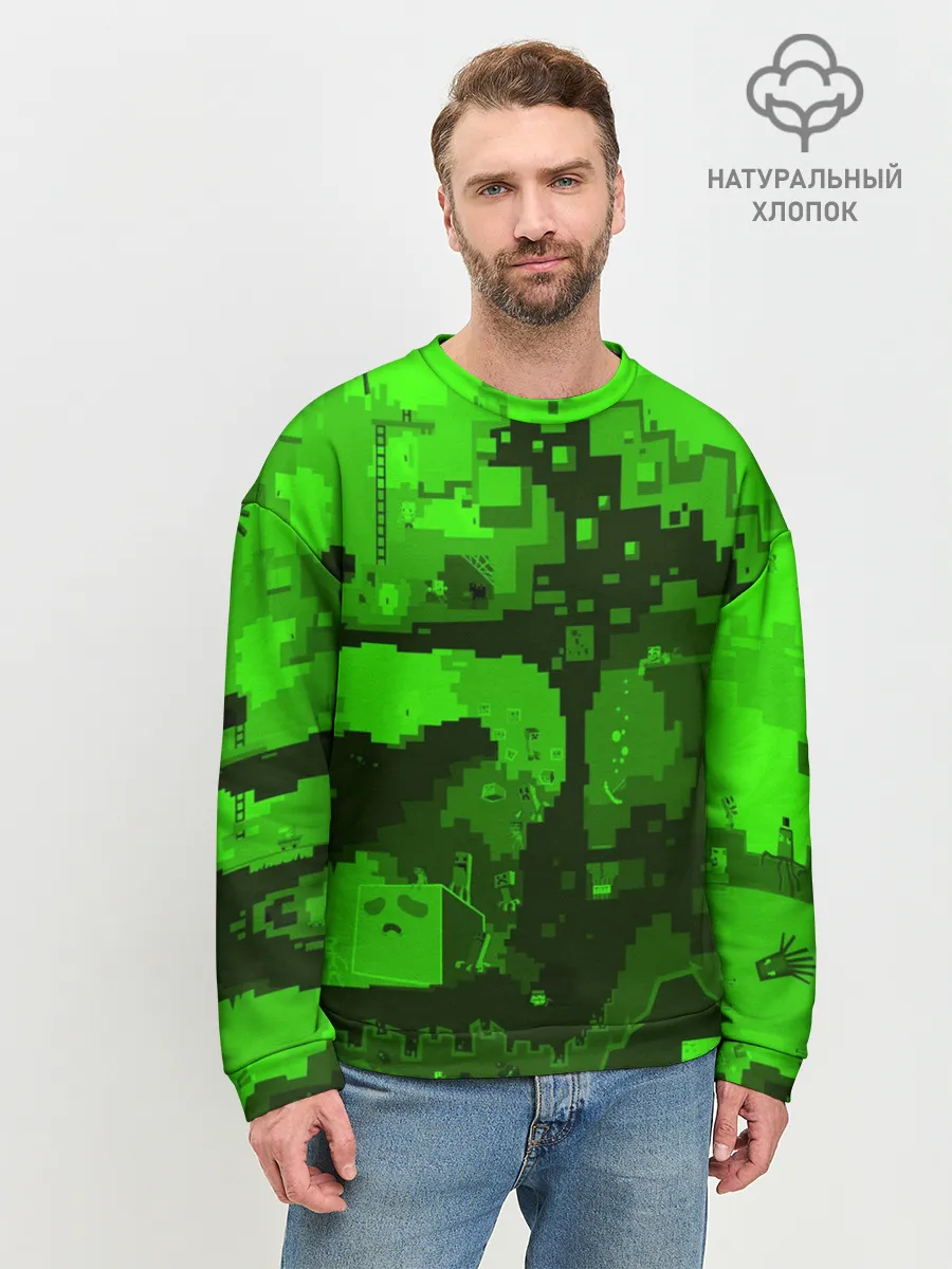 Мужской свитшот базовый / Minecraft