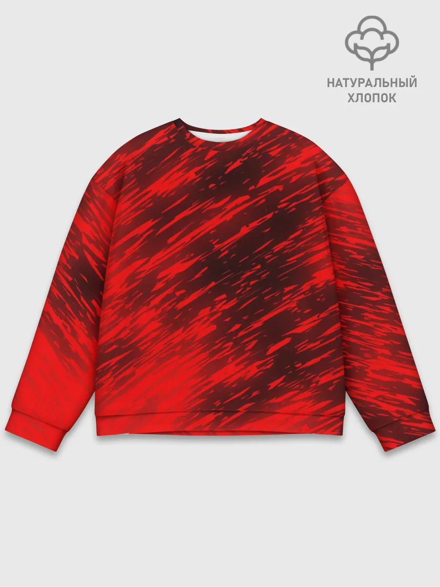 Мужской свитшот базовый / RED FIRE STORM