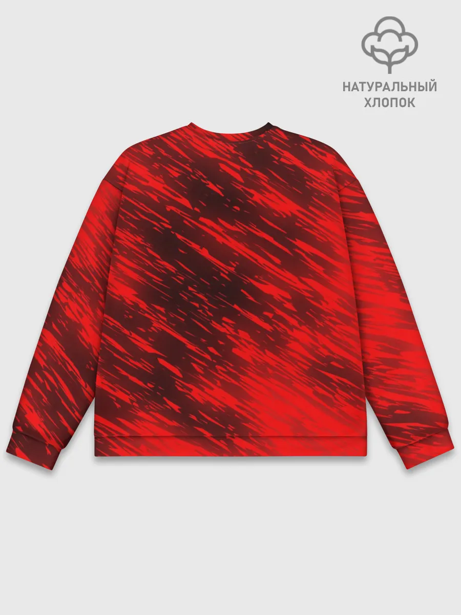 Мужской свитшот базовый / RED FIRE STORM