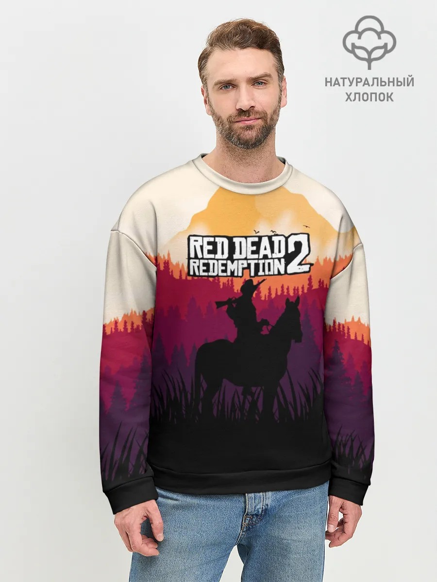 Мужской свитшот базовый / Red Dead Redemption 2