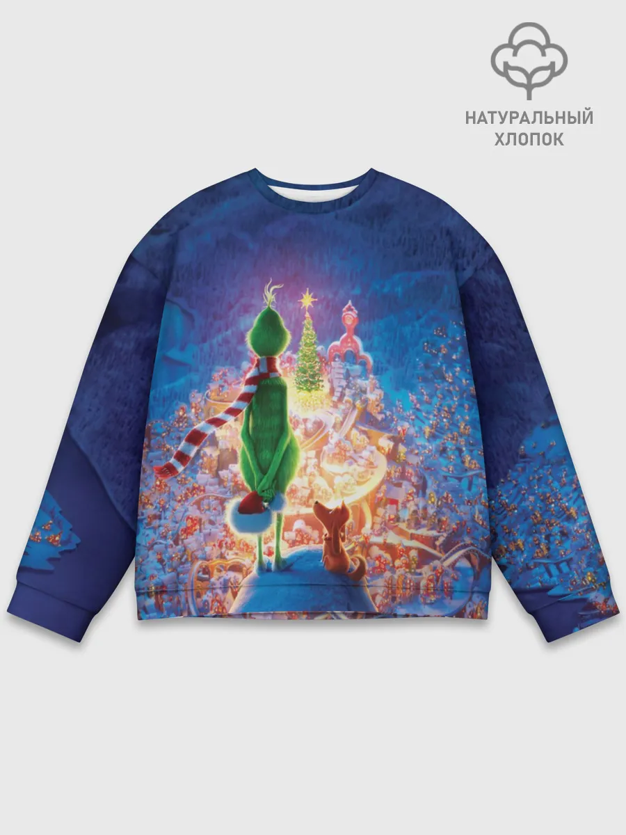 Мужской свитшот базовый / Dr. Seuss The Grinch