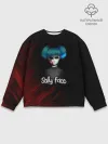 Мужской свитшот базовый / Sally Face окровавленное лицо