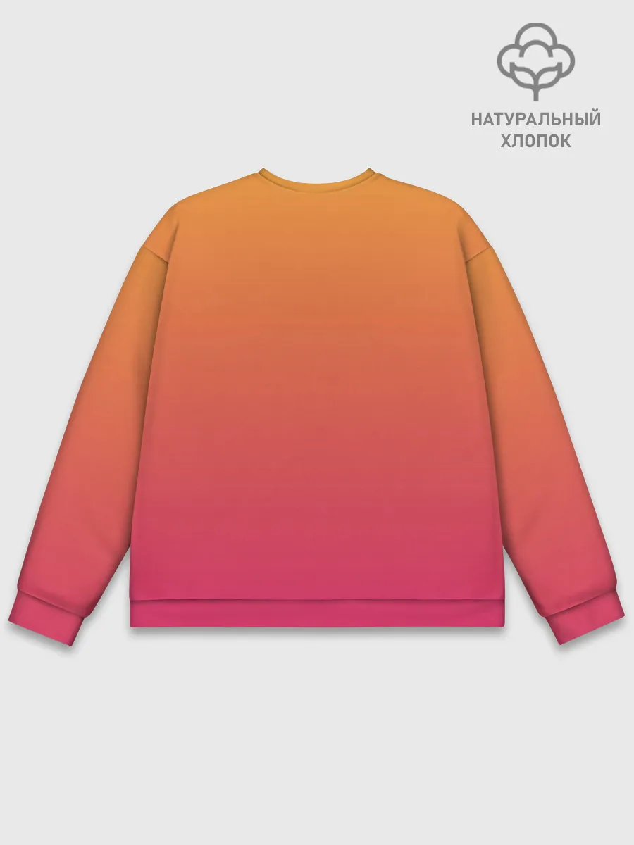 Мужской свитшот базовый / Девушка - сакура