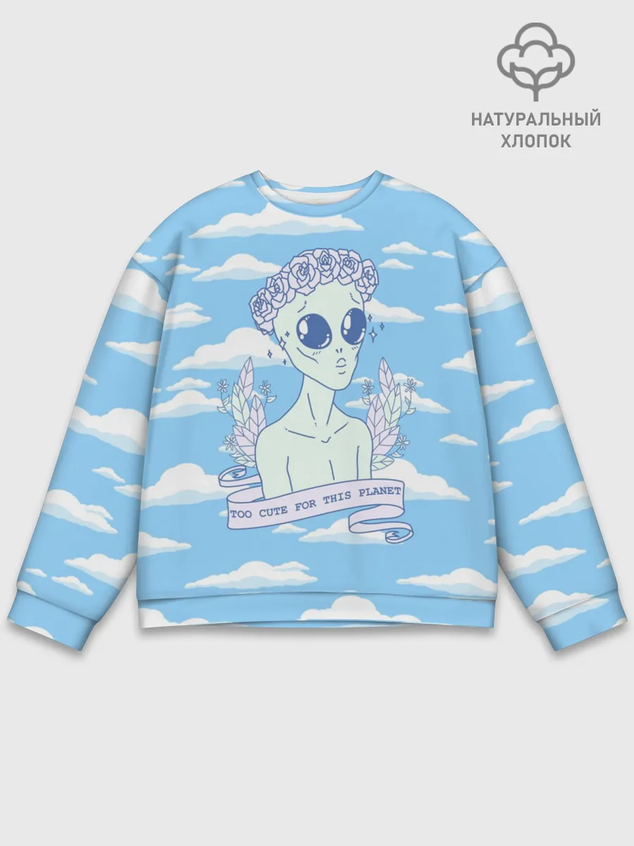 Мужской свитшот базовый / Слишком Милый