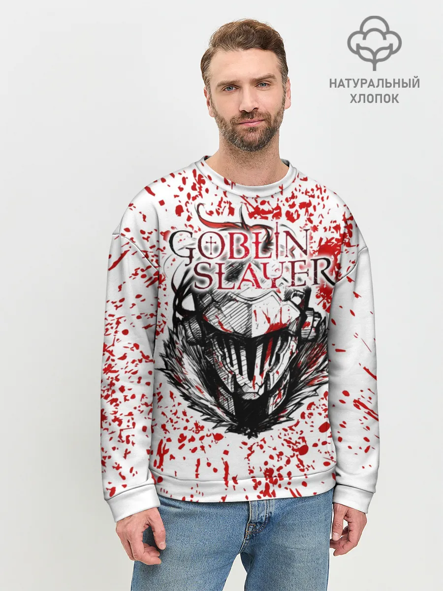 Мужской свитшот базовый / Goblin Slayer blood spots