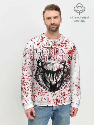 Мужской свитшот базовый / Goblin Slayer blood spots