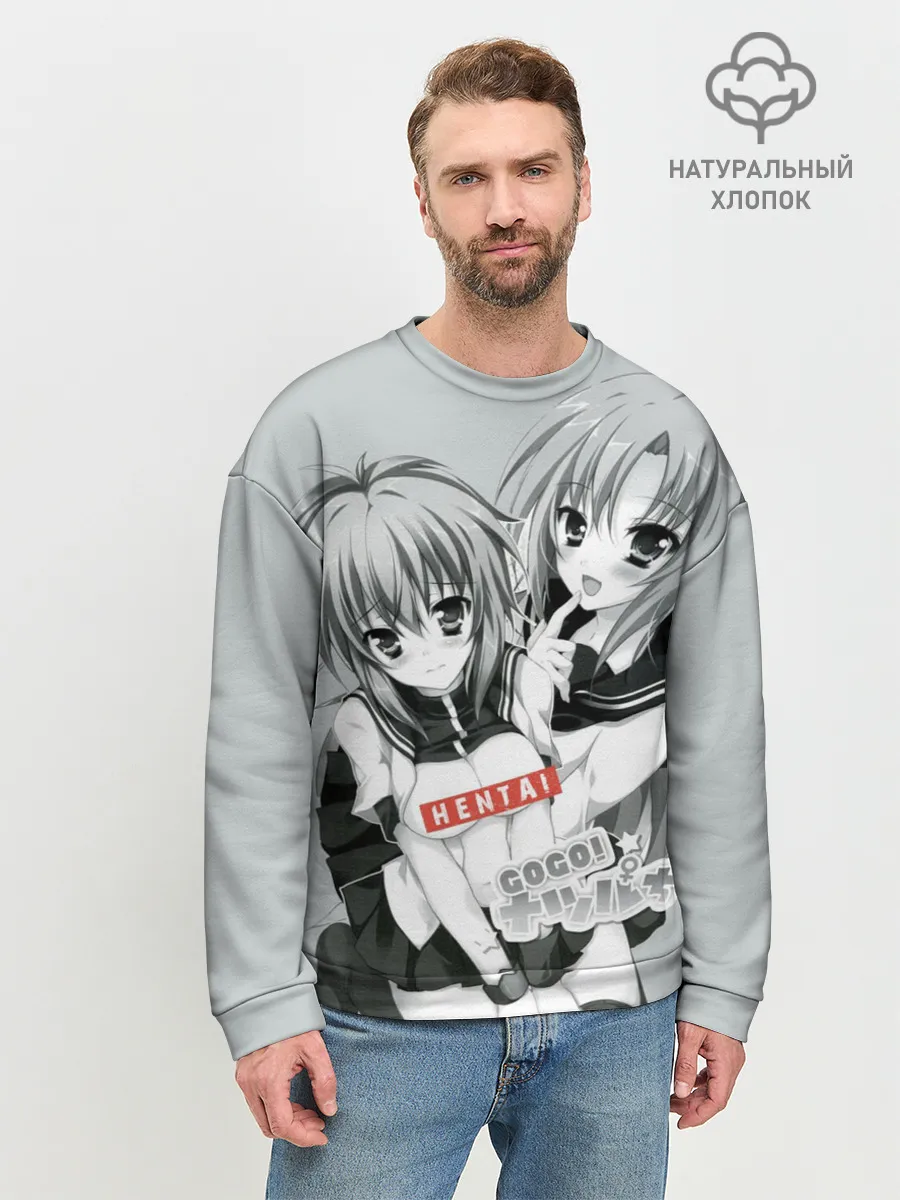 Мужской свитшот базовый / Японская анимация