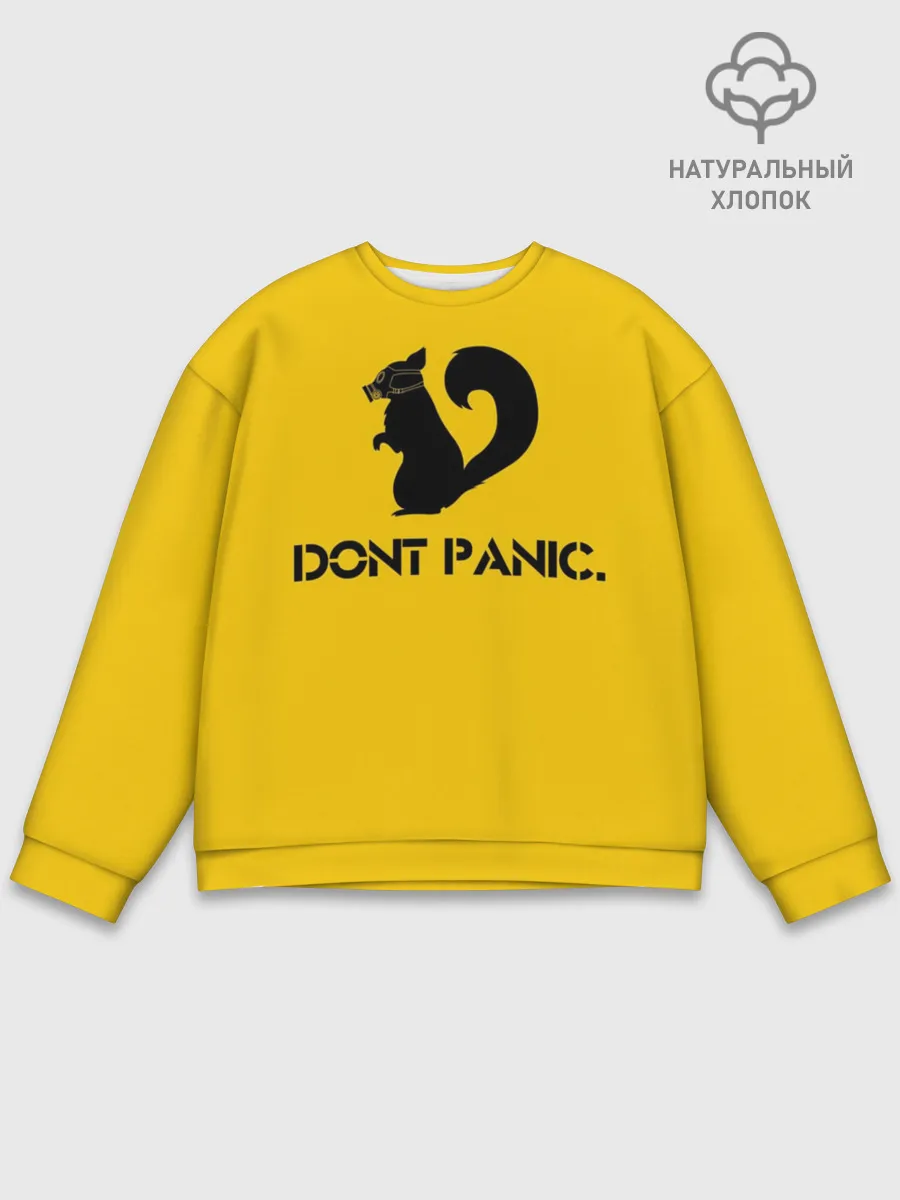 Мужской свитшот базовый / Dont Panic.