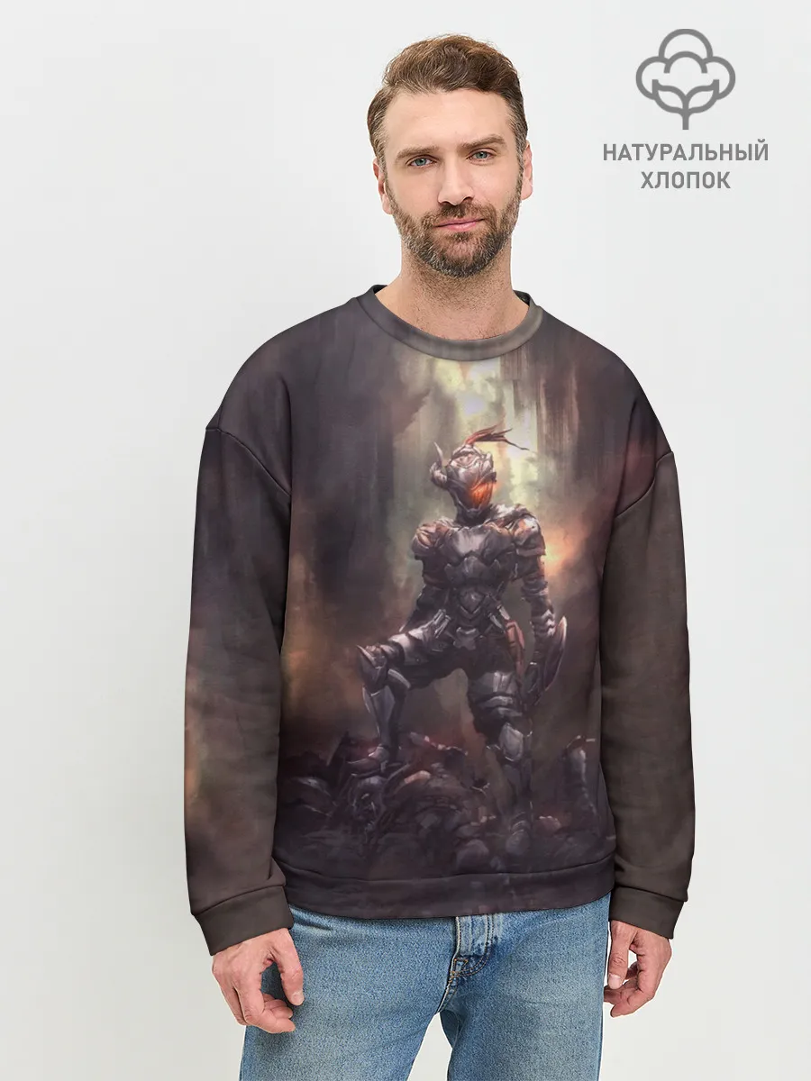 Мужской свитшот базовый / Goblin Slayer darkness