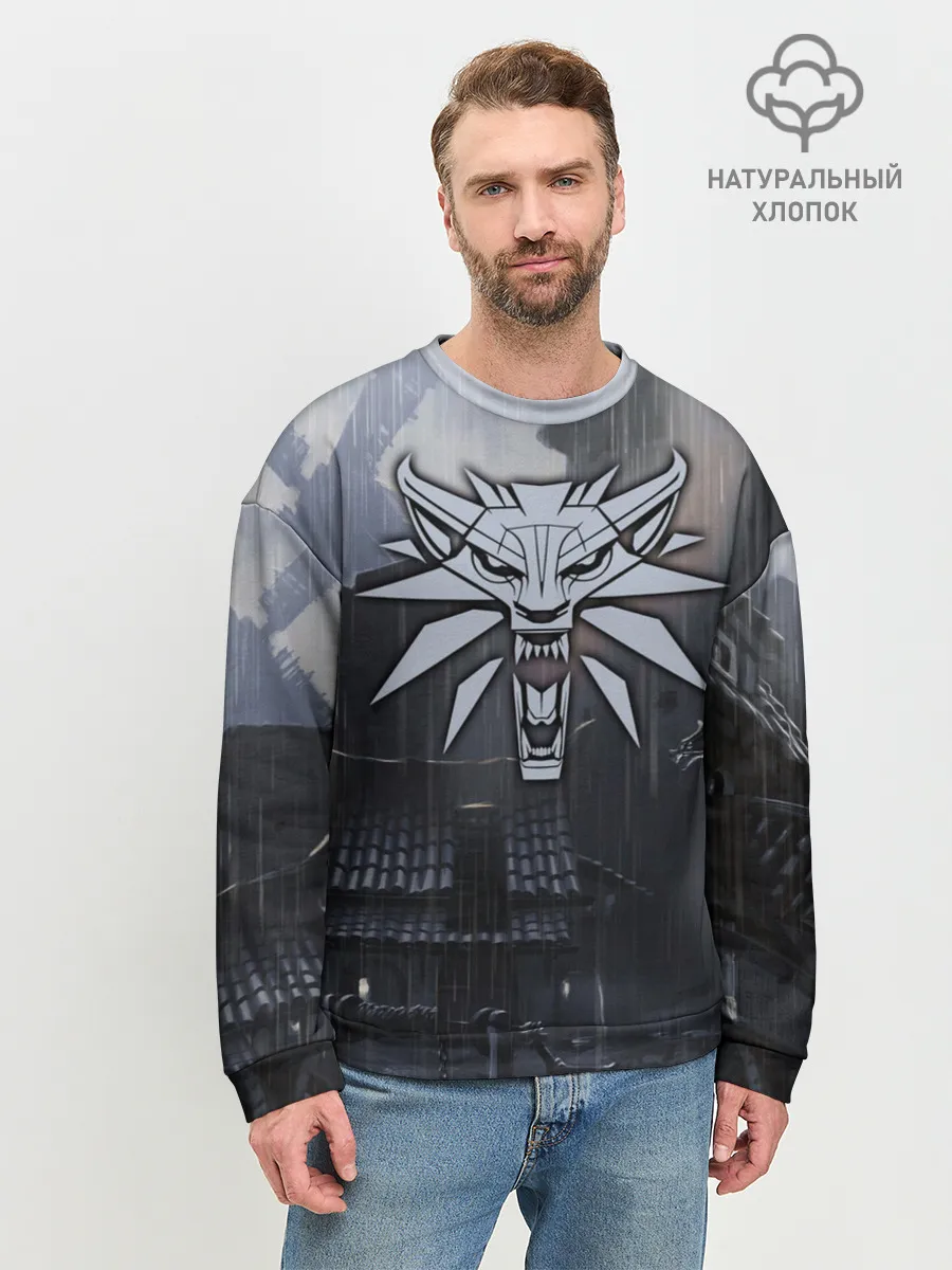 Мужской свитшот базовый / The Witcher 3: Wild Hunt