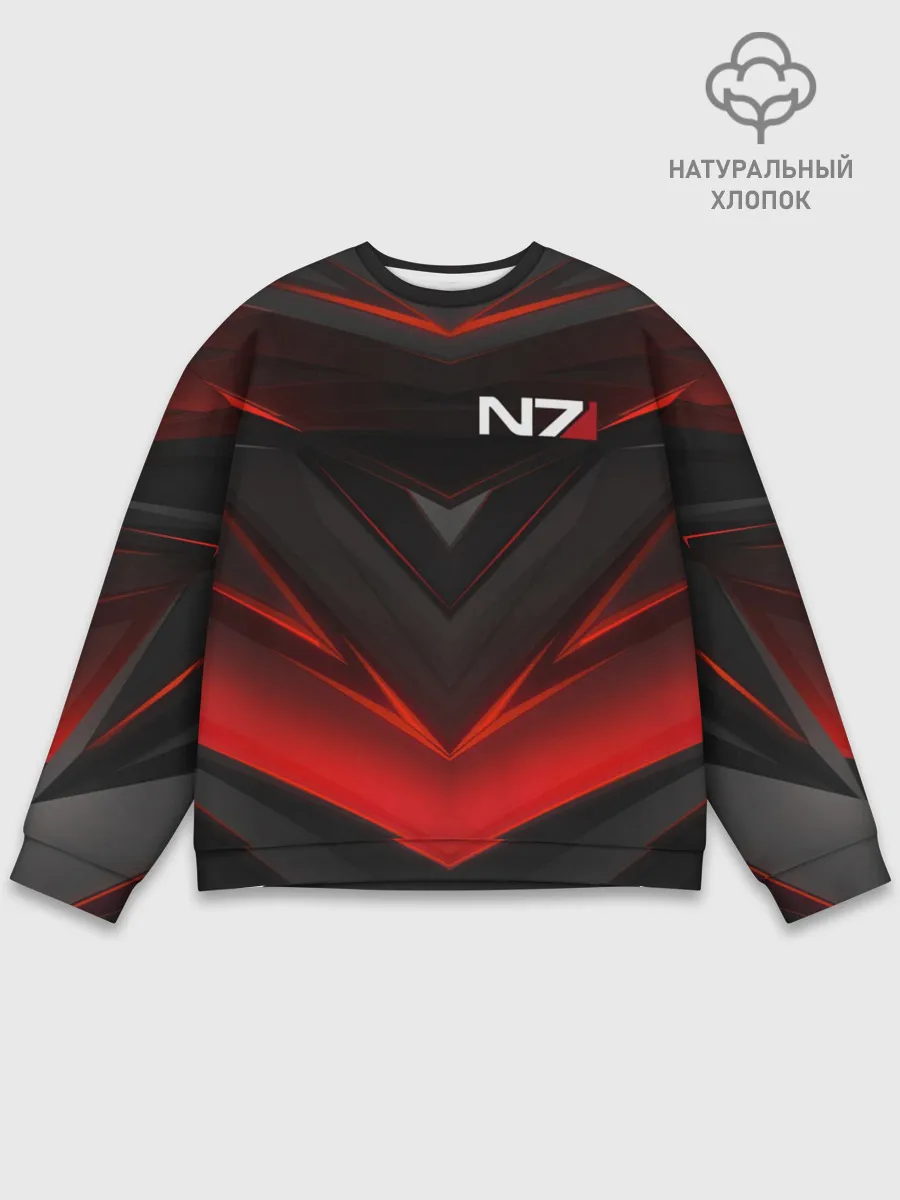 Мужской свитшот базовый / MASS EFFECT N7