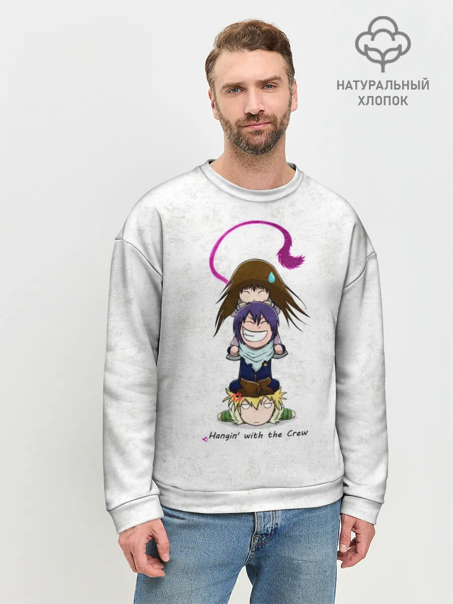 Мужской свитшот базовый / Милашные Ято, Юкинэ и Хиёри