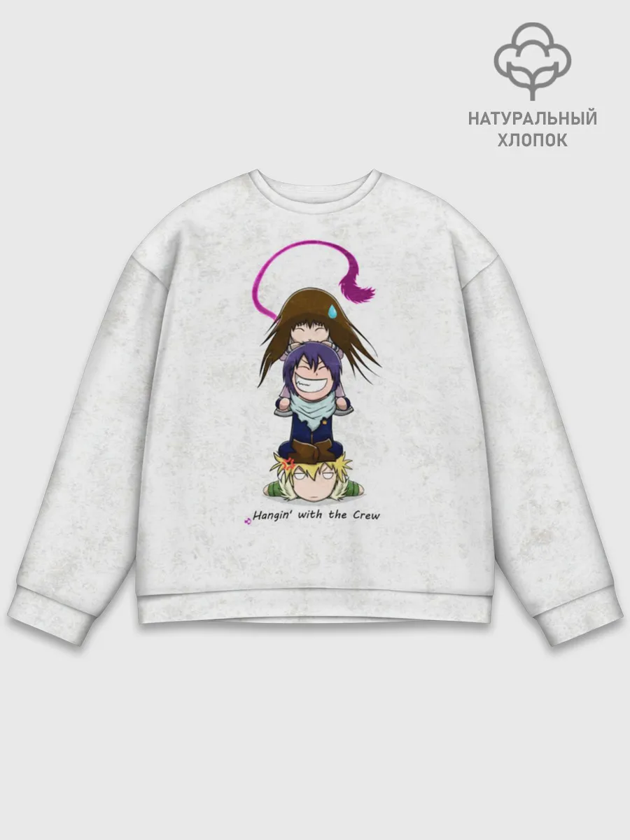 Мужской свитшот базовый / Милашные Ято, Юкинэ и Хиёри