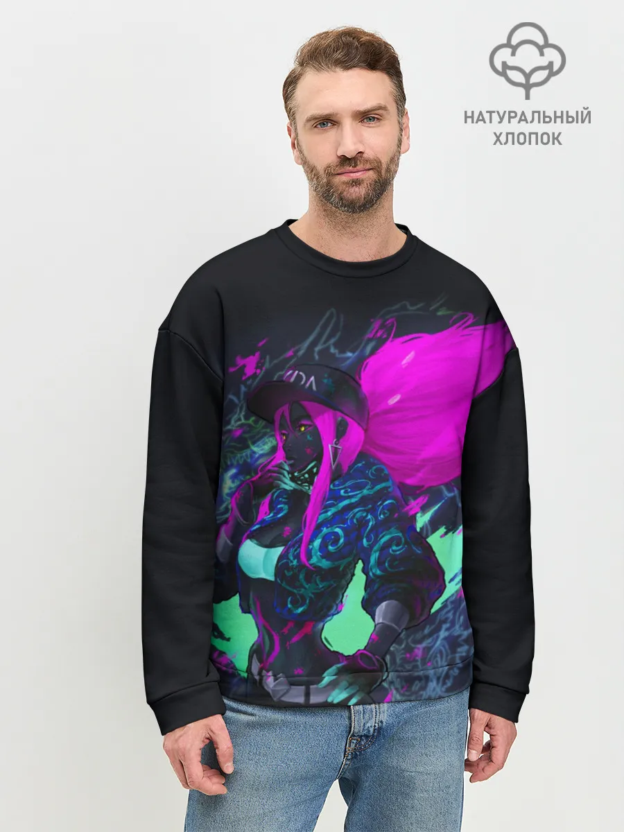 Мужской свитшот базовый / KDA. Akali