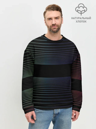 Мужской свитшот базовый / Полоски