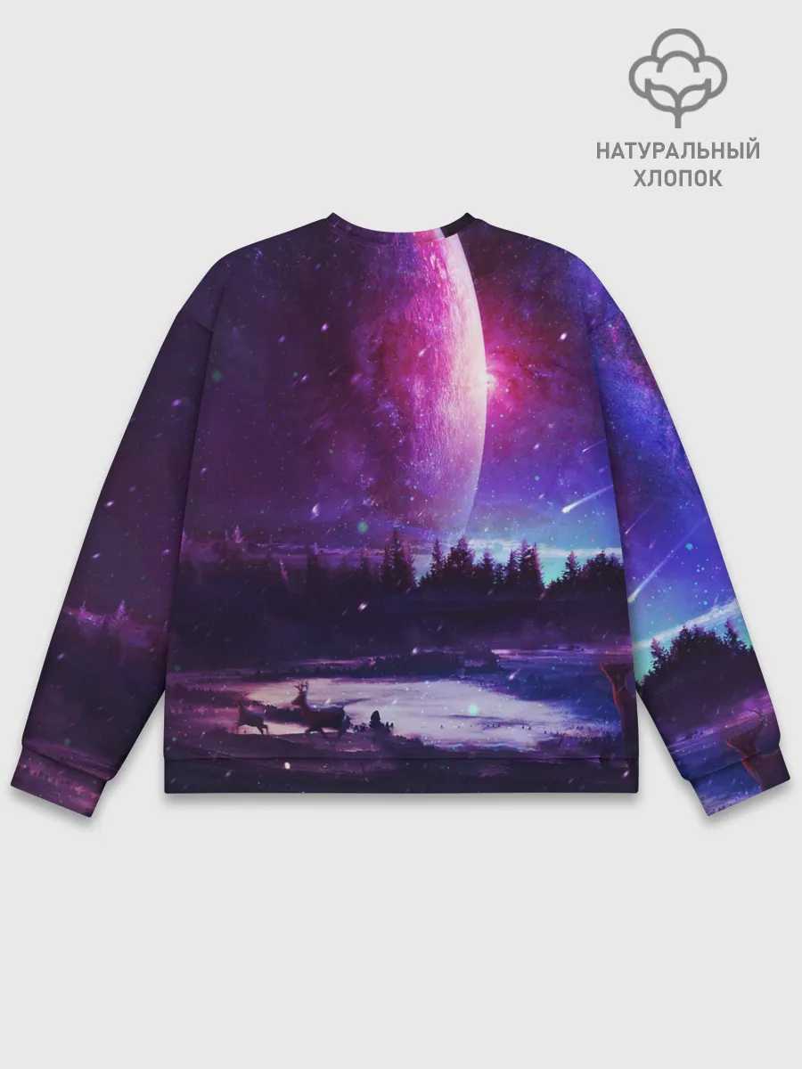Мужской свитшот базовый / Северный закат
