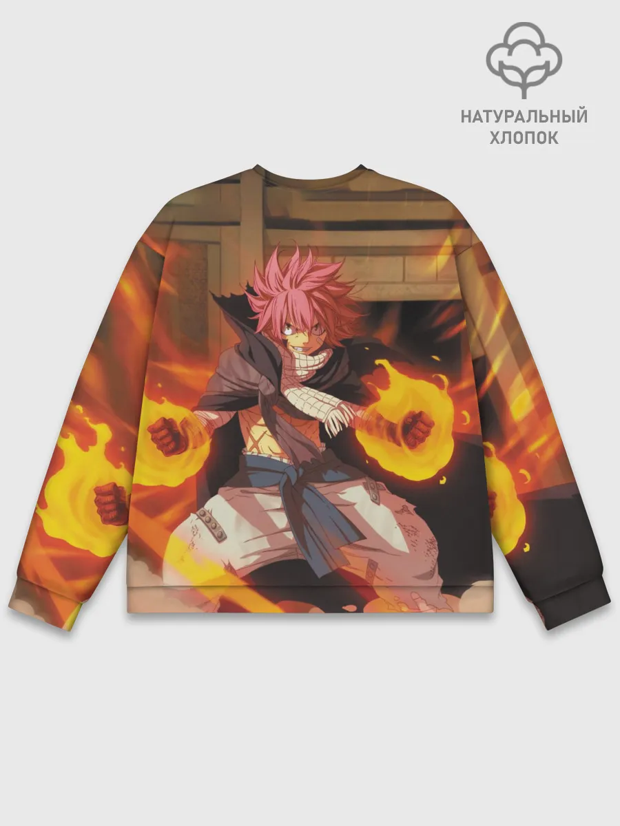 Мужской свитшот базовый / Нацу огненный боец