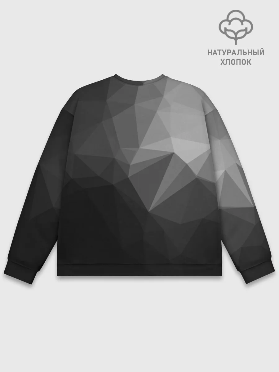 Мужской свитшот базовый / Poly Abstract