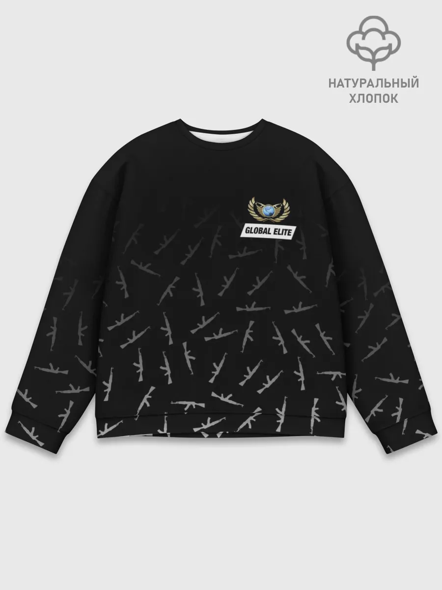 Мужской свитшот базовый / GLOBAL ELITE CS GO