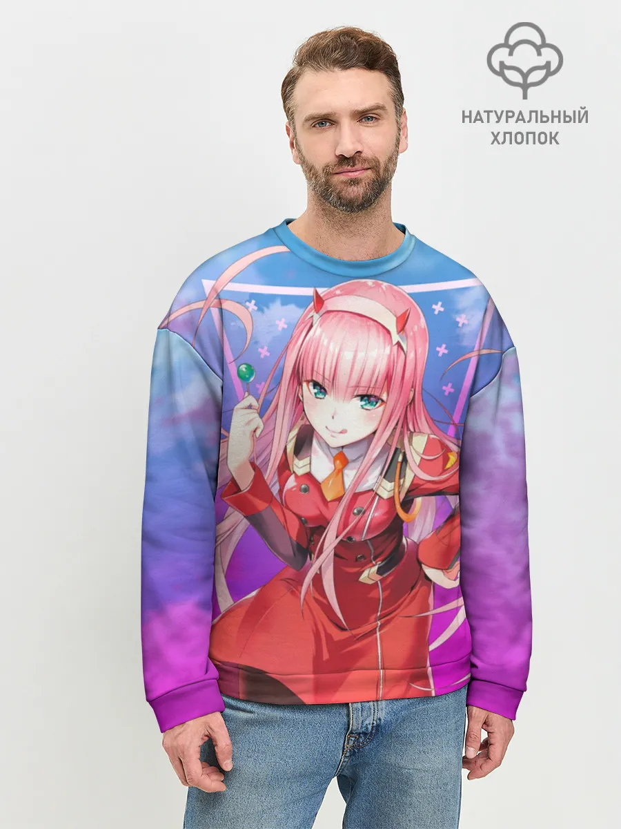 Мужской свитшот базовый / Darling in the Franxx