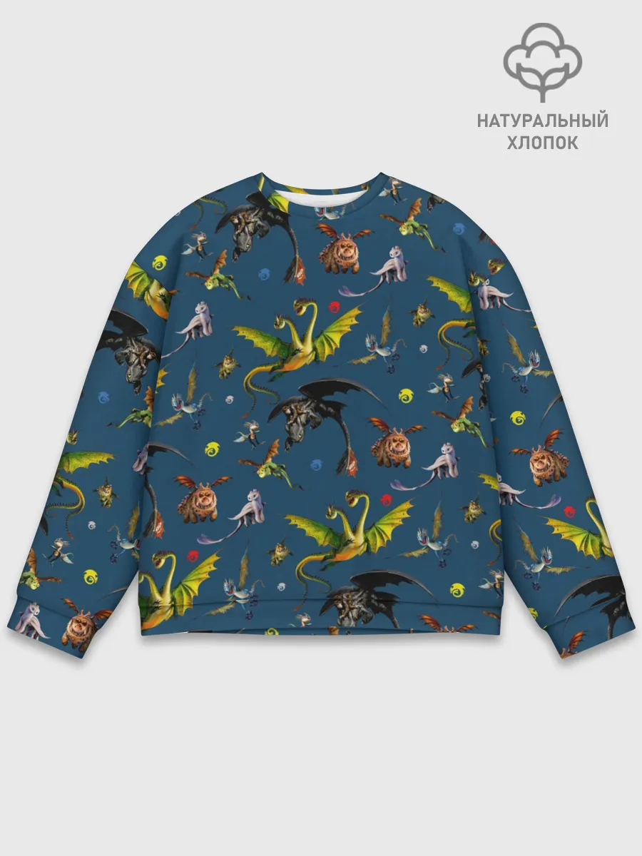 Мужской свитшот базовый / Как приручить дракона