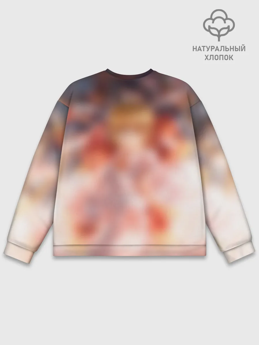 Мужской свитшот базовый / БЕЗДОМНЫЙ БОГ. Юкинэ в цветах