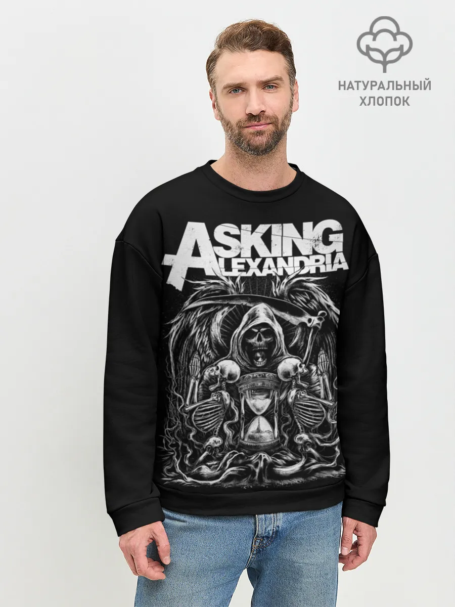 Мужской свитшот базовый / Asking Alexandria