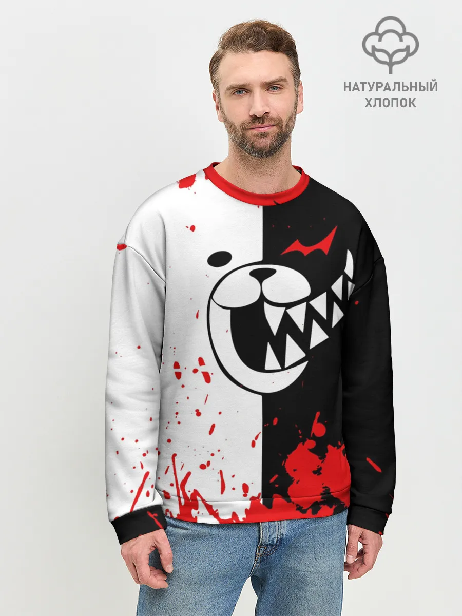 Мужской свитшот базовый / MONOKUMA Blood
