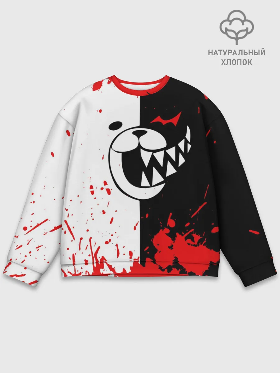 Мужской свитшот базовый / MONOKUMA Blood