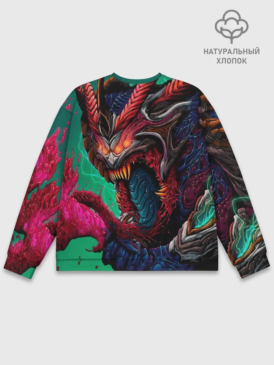 Мужской свитшот базовый / CS GO hyper beast skin