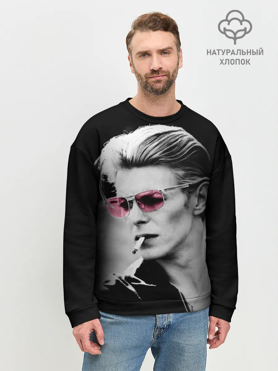 Мужской свитшот базовый / Дэвид Боуи