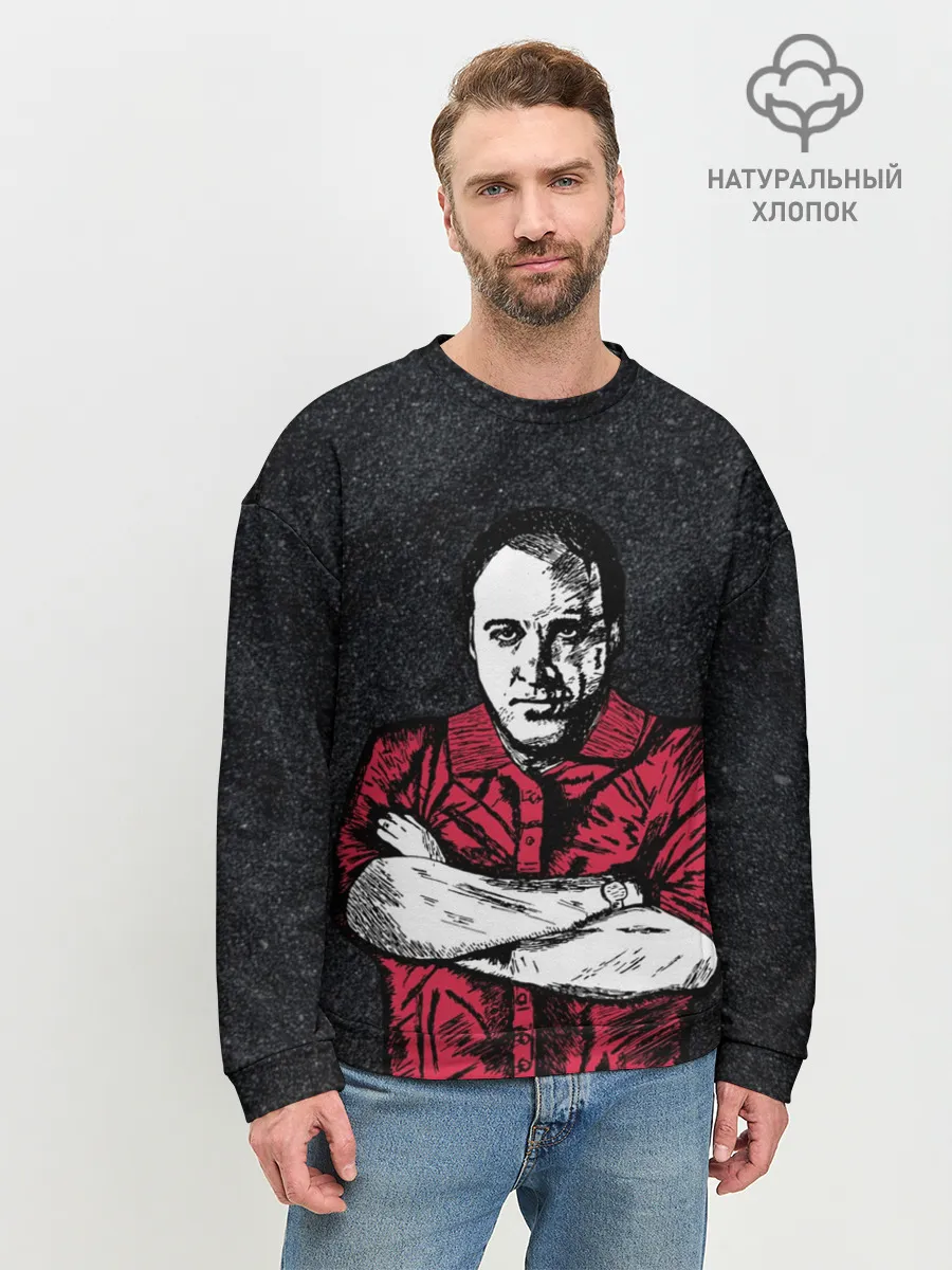 Мужской свитшот базовый / Сопрано Джеймс Гандольфини