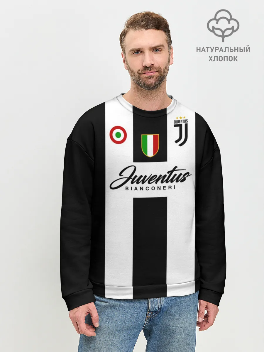 Мужской свитшот базовый / Ювентус