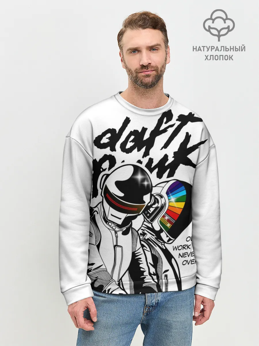 Мужской свитшот базовый / Daft Punk
