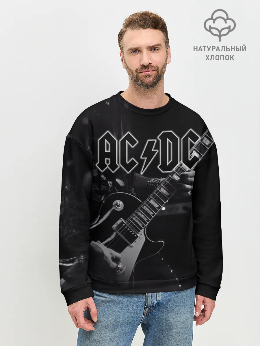 Мужской свитшот базовый / AC/DC