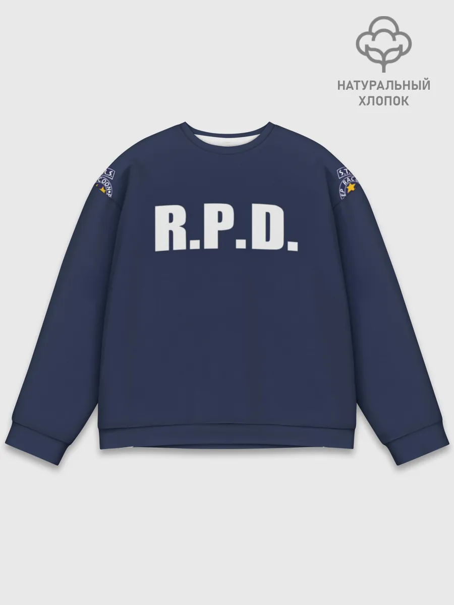 Мужской свитшот базовый / R.P.D. LEON S.KENNEDY