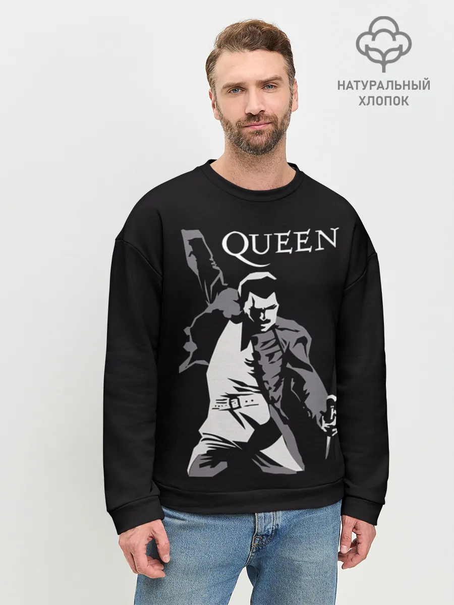 Мужской свитшот базовый / Queen