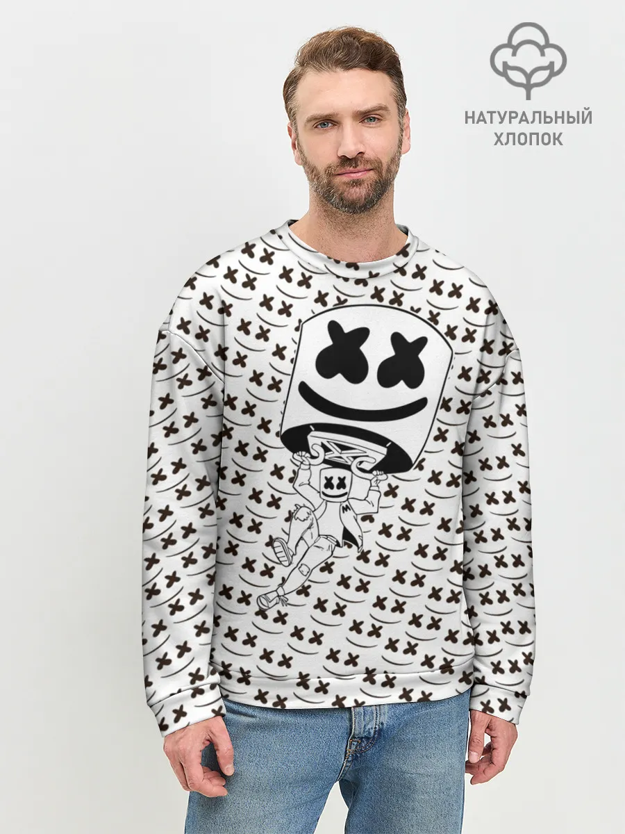 Мужской свитшот базовый / Fortnite Marshmello