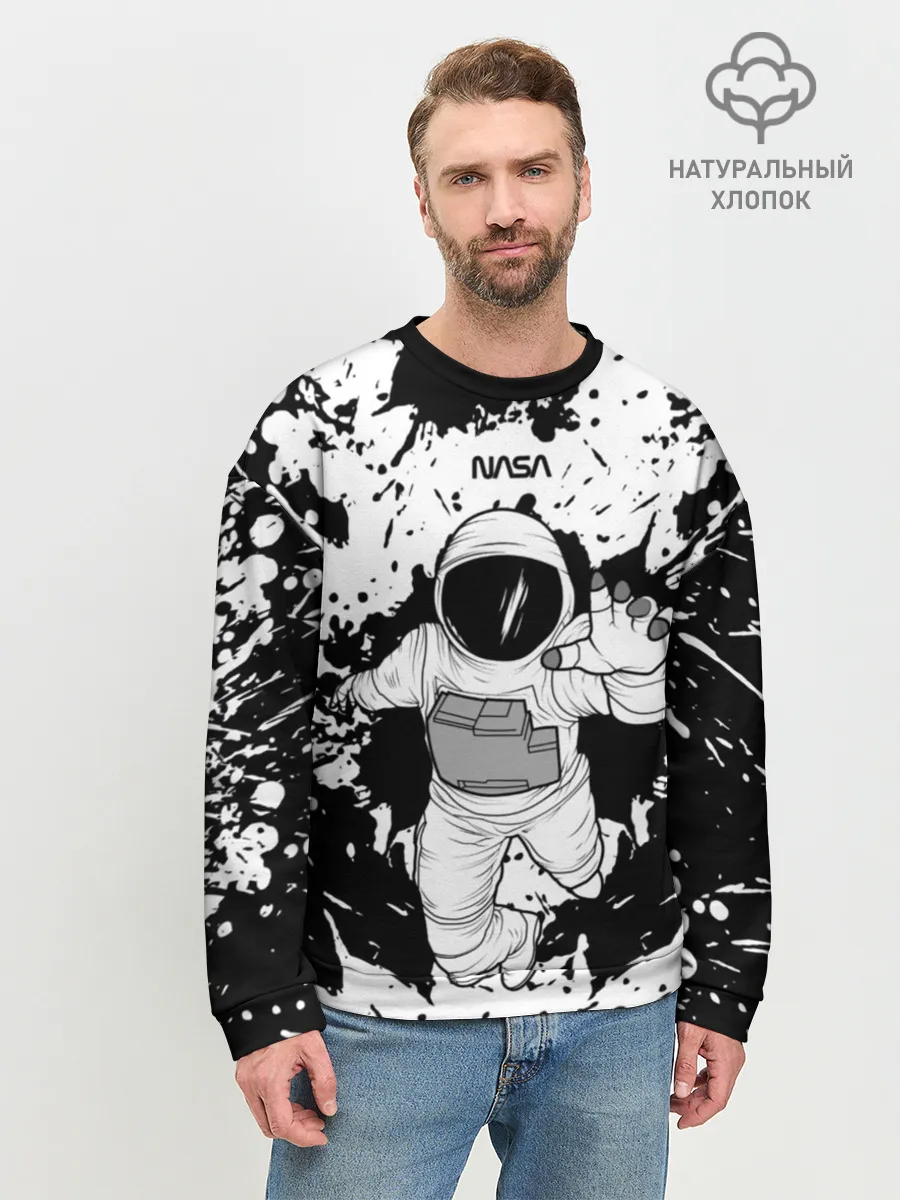 Мужской свитшот базовый / NASA