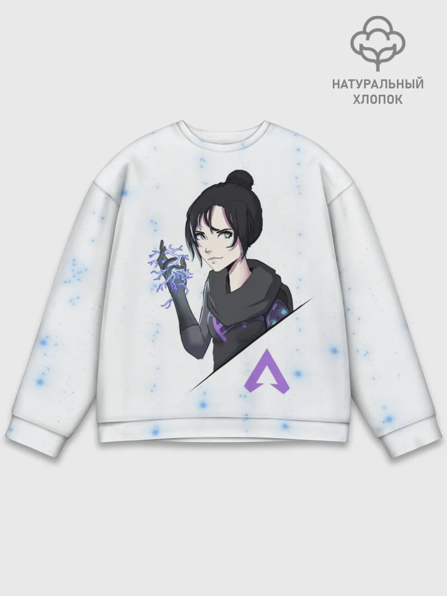 Мужской свитшот базовый / Apex Legends - Wraith