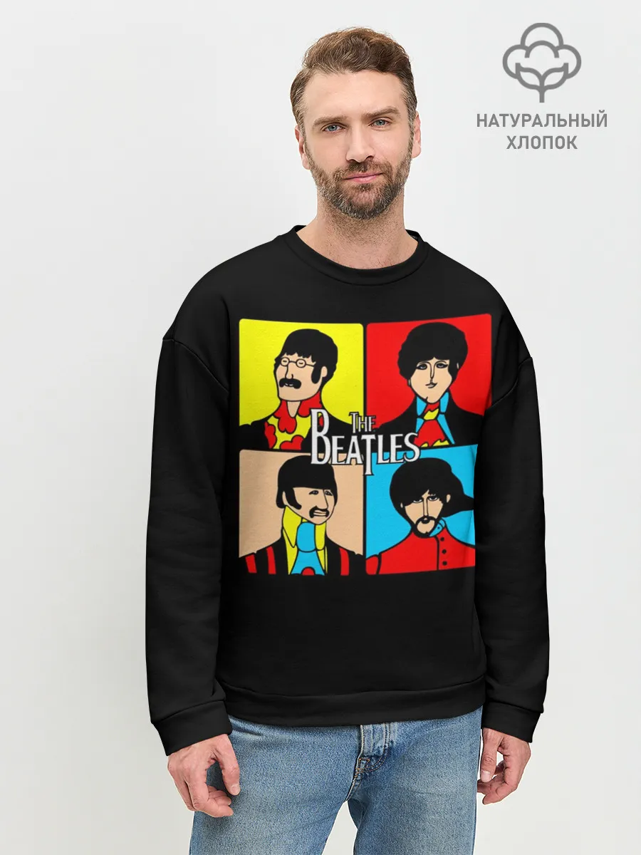 Мужской свитшот базовый / The Beatles