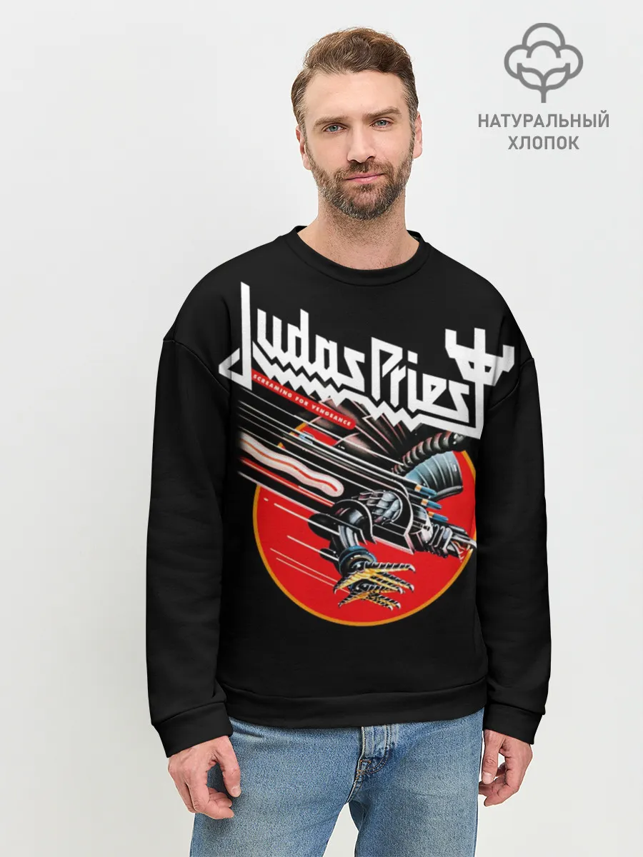 Мужской свитшот базовый / Judas Priest