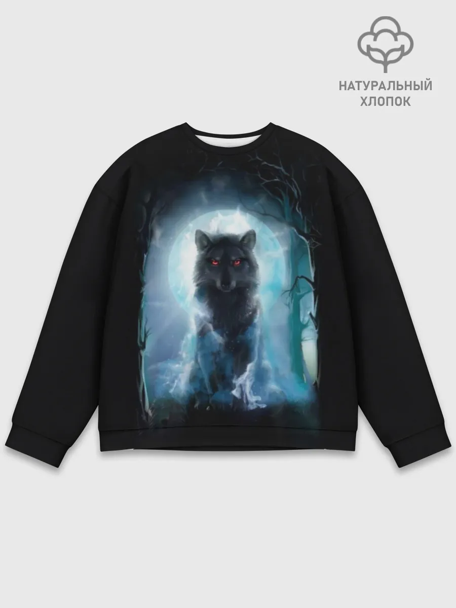 Мужской свитшот базовый / волк