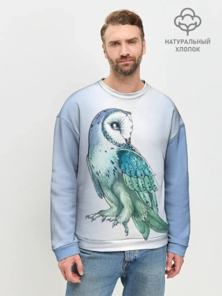 Мужской свитшот базовый / сова
